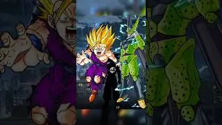 Gohan SSJ2 vs Perfect Cell Comparison Video #goku #dragonball #gohan #anime