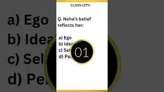 Class 12th psychology Case Study : Self and Personality (Ch-2) #psychology  #cbse2026 #boardexam2026