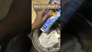 how to made milo ice cream 🍦🍦🍦