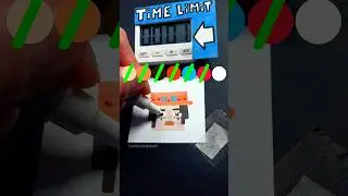 Drawing Ace in 40Sec (Minecraft x One Piece)