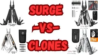 Leatherman Surge против клонов! Подробное сравнение и тестирование.