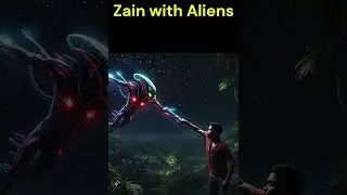 The Hidden World Zain with Aliens  #adventures  #aliensmovie  #truestory #starstories #lifeonmoon