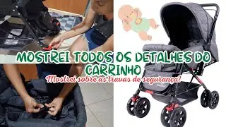 MOSTREI DETALHES DO CARRINHO DE BEBÊ BAMBINELLI | COMO MONTAR E DESMONTAR!