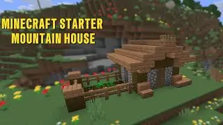 MINECRAFT STARTER MOUNTAIN HOUSE