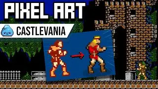 Pixel Art: Castlevania Simon Belmont Remade!