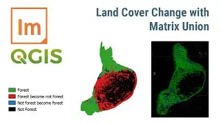 Land Cover Change with Matrix Union in ERDAS Imagine 2020