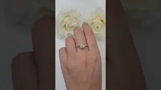 Round Cut Moissanite Diamond Bezel Set Solitaire Engagement Ring #roundcut #solitairering #bezel