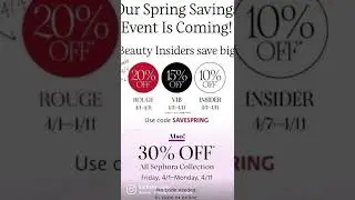 Sephora Spring Sale 2022!!!