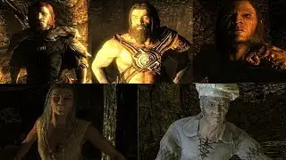 Skyrim - All Ratway Maniacs Boss Fights (LEGENDARY)
