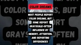 Do you dream in color or black & white?