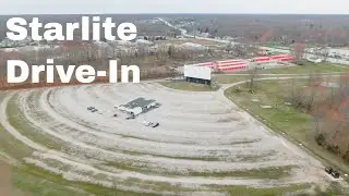 Starlite Drive-In Amelia Ohio 4K Aerial Drone Video