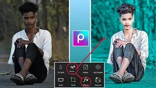 Moody Blue effect Photo Editing in PicsArt | blue Tone photo Editing New Concept