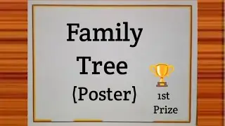 Family Tree / How to Make Family Tree Easy Step / Family Tree Project Idea / Family Tree Drawing