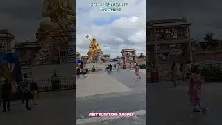 Hyderabad Statue of Equality Hyderabad Tourist Place full details  Ramanujacharya #hyderabad
