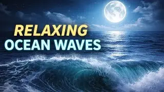 Ocean Waves for Deep Sleep 🌊 | 4 Hours Relaxing Sea Sounds | Black Screen
