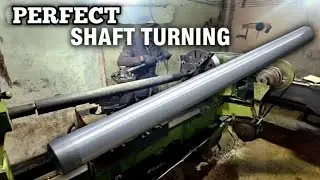  Lathe Magic 😲 Perfect Long Shaft Turning | Satisfying Machining
