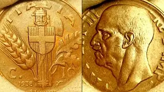 🇮🇹 VALUABLE 10 CENT 1938 ITALIAN COIN KING VITTORIO EMANUELE III