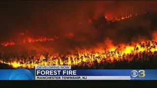Manchester Township, N.J. wildfire grows 5 times in size overnight