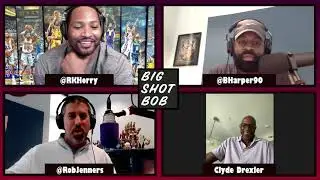 Clyde Drexler talks about causing conflict when he joined the 95 Rockets - Big Shot Bob podcast
