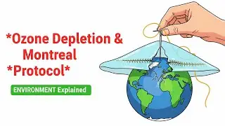 Ozone Depletion & Montreal Protocol Explained 🌍 | Easy Animated Story for UPSC, SSC, Banking
