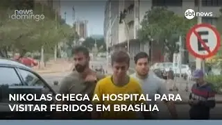 Deputado Nikolas Ferreira vai a hospital visitar atingidos por raio | #NewsDomingo