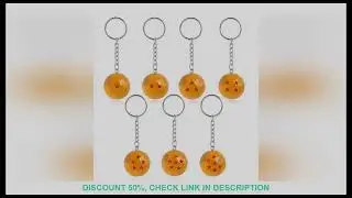 Japanese Cartoons Z 1-7 Stars Goku Star Spherical Keychain Men Car Women Bag Accessories