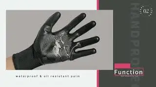 Black Liner Black Nitrile Coated Gloves-Handprotect #gloves #safety #ppe #nitrile #nitrilegloves