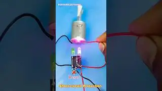Short-circuit protection with motor is example