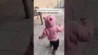 What life with a 1 year old looks like. Actually wait, sounds like. The cutest voice 💘😍. #shorts
