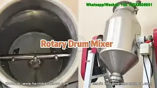 Drum Mixer Machine | Efficient Feed Powder Mixing Equipment - Herm Machinery #drummixer  #feedmixer