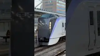 【良いジョイント音】E353系松本駅到着シーン　　　　　　#鉄道 #電車 #ジョイント音 #特急あずさ