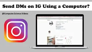 How to SEND Direct Messages on Instagram Using a Computer | New