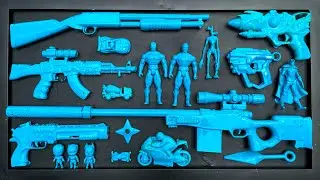 Membersihkan Toys Guns , Nerfgun, Ak47, Sniper Rifle, Short Guns, Pistol Coboy,Assault Revoul,eps 12
