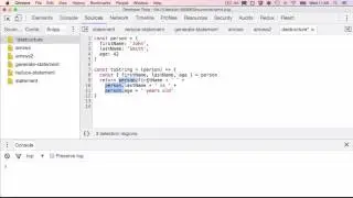 ES6 Destructuring