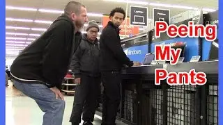 PEEING MY PANTS - Pee Prank in Public