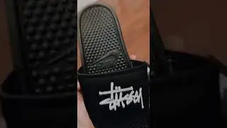 NIKE BENASSI X STUSSY BLACK WHITE