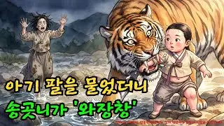 야사] 지리산 산군(山君)이 3살 아기를 물었다가 이빨 몽땅 털린 사연 | 야담 |옛날이야기 |민담 |전설 | 설화