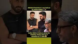 Abhishek Bachchan's new haircut by Aalim Hakim