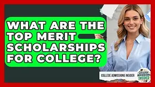 What Are The Top Merit Scholarships For College? - College Admissions Insider