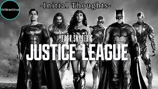 Initial Thoughts -  Zack Snyder's Justice League