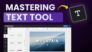 How to use Text Tool in Fabricodes