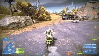 Battlefield 3 Motorcycle vs Vodnik AA [End Game] | JoeyB