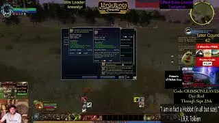 Poteen OBowen playing LOTRO, BURGLAR (red line) then maybe GUARDIAN (green line) lvl 150