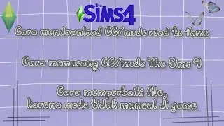 CARA MEMASANG MODS THE SIMS 4 (road to fame)