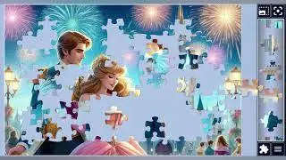 Royal Night of Enchantment👑👑🎀🏰🌈✨️🪄//jigsaw puzzles🧩//jigsaw puzzles journey🧩//puzzlesArt🧩🧩//