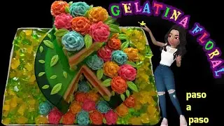 Gelatina FLORAL / gelatina con rosas
