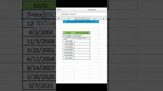 Get Months Name From Date in Excel #Shorts  #exceltech #dataanalysis #exceltips