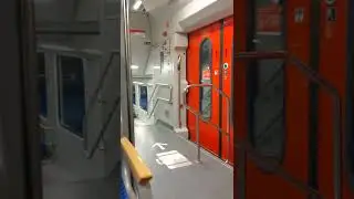 DB Regio Mitfahrt nachts im FEX Flughafen Express BER