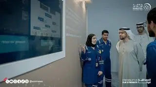 حمدان بن زايد يزور حقل 