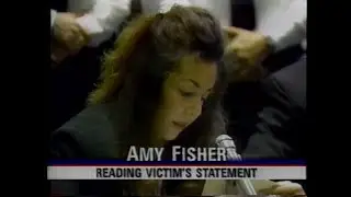 Amy Fisher - Trial - Reading Victim's Statement & Sentencing (1993) News 4 New York TV Report